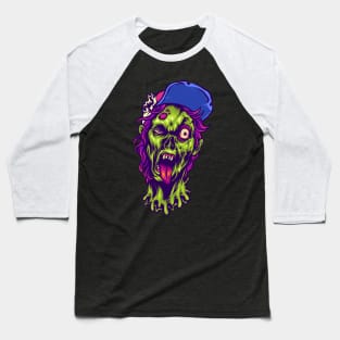 halloween dancing illustration Baseball T-Shirt